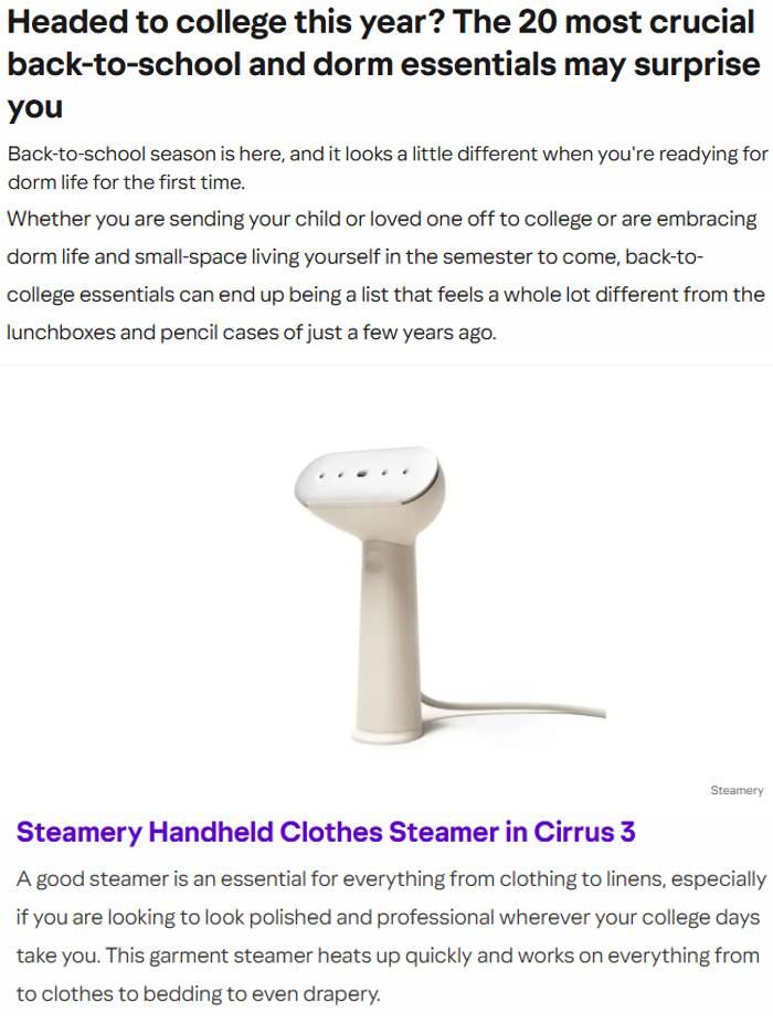 Yahoo! Creators article
