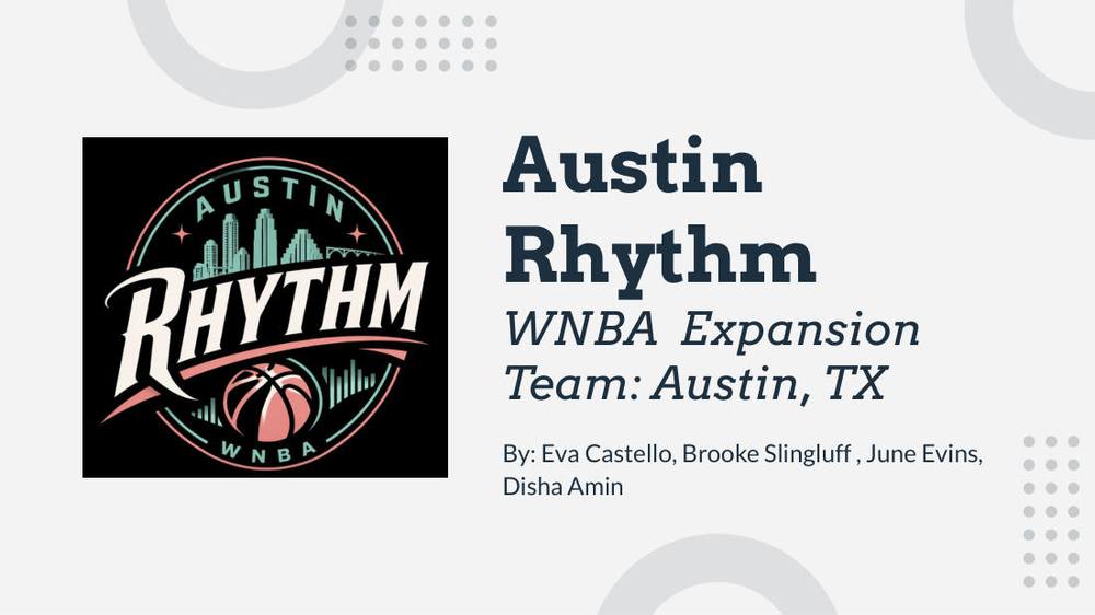 Austin Rhythm WNBA expansion team title slide